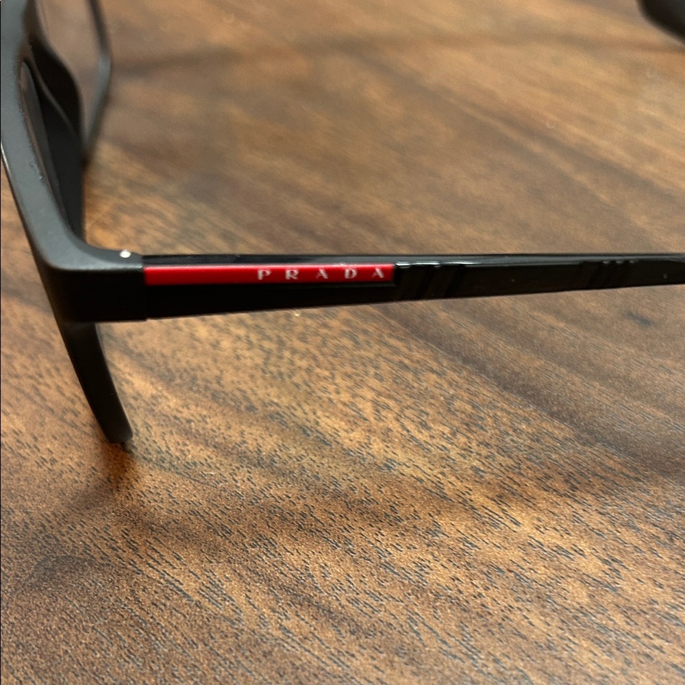 Prada Black and Red Eyeglasses - Picture 2 of 5